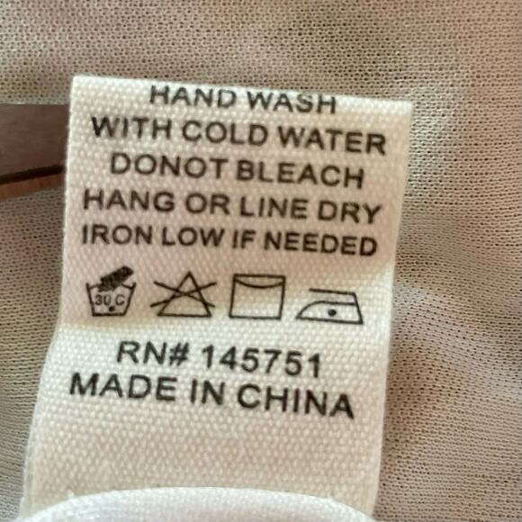 Altar'd State Gretchen Maxi Dress Cream/Taupe Tiered Ruffled MED Cottage Fairy - Picture 12 of 12